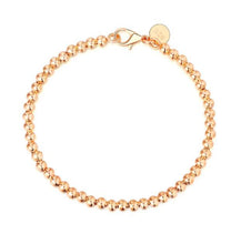 Load image into Gallery viewer, LEKANI 100% 925 Solid Real Sterling Silver Fashion 4mm Beads Chain Bracelet 20cm For Teen Girls Lady Gift Women Fine Jewelry