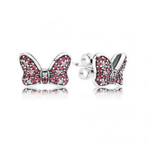 Load image into Gallery viewer, LIDU 100%925 Silver High Quality Cubic Zirconia Pandoras Classic Earring Gift To Friends Free Mail Manufacturer Wholesale