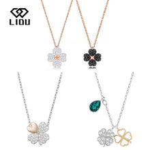 Load image into Gallery viewer, LIDU High Quality And Fashion Exquisite Leaf Pendant Necklace Send Gift To Friends Free Mail Manufacturer Wholesale