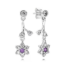 Load image into Gallery viewer, LIDU Is 100%925 Pure Silver And High Quality 2019 New Pandoras Magnolia Studs Free Gift Delivery Factory Wholesale
