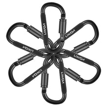 Load image into Gallery viewer, Lixada 5PCS Aluminum Carabiner Outdoor EDC Climbing Equipment Carabineros for Keys Tool Mountaineering Hook Climbing Accessories