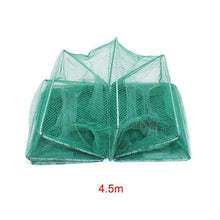 Load image into Gallery viewer, Newly 3.7m Nylon Fishing Net Shrimp Cage Fishing Net Catcher Trap Foldable Portable For Crab Crayfish Catcher Live Trap Lobster