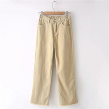Load image into Gallery viewer, Nice Spring Summer Women Casual Jeans Wide Leg Pants High Waist Loose Wide Leg Jeans Korean Style Straight Jeans