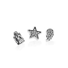 Load image into Gallery viewer, PDB 05 Silver 925 FLOATING LOCKET Small Charm Stored Infinite Small Charm Combination Series Double Heart Unlimited Series