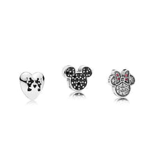 Load image into Gallery viewer, PDB 05 Silver 925 FLOATING LOCKET Small Charm Stored Infinite Small Charm Combination Series Double Heart Unlimited Series