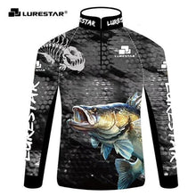 Load image into Gallery viewer, Professional Fishing Clothes Lightweight Soft Sun Clothing UV Jersey Bass Long Sleeve Black T shirt Pants Outdoor Hunting Waders