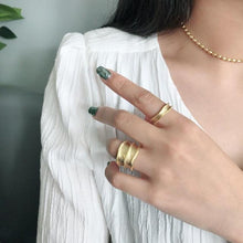 Load image into Gallery viewer, S'STEEL 925 Sterling Silver Rings For Women Lrregular Open Ring Anelli Argento Donna Bijoux Argent Massif Pour Femme Jewelry