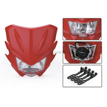 Load image into Gallery viewer, SPEEDPARK Universal Motorcycle Headlight Headlamp Fairing For KAWASAKI YAMAHA SUZUKI HONDA KTM Dirt Bike