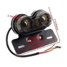 Load image into Gallery viewer, Tail Light for BMW Honda Harley Motorcycle 40 LED Turn Signal Brake Lights License Plate Integrated Taillight Universal DC 12V