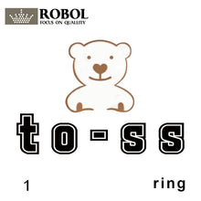 Load image into Gallery viewer, Toss Bear Sterling Silver Copy Jewelry Spanish Bear Version Jewelry Women's Fashion Ring with Original Logo Wholesale C812405640