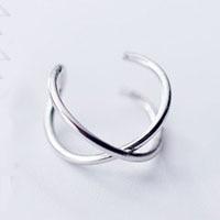 Load image into Gallery viewer, YPAY 100% Solid 925 Sterling Silver Ear Cuff Clip On Earrings For Women Girl Without Piercing Twist Earing Fine Jewelry YME580