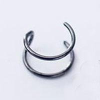 Load image into Gallery viewer, YPAY 100% Solid 925 Sterling Silver Ear Cuff Clip On Earrings For Women Girl Without Piercing Twist Earing Fine Jewelry YME580