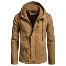 Load image into Gallery viewer, Zogaa 2019 NEW Fashion Men's Jacket Brand Army Green Military Wide-waist Coat Casual Cotton Windbreaker Overcoat Jacket Hot Sale