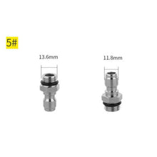 Load image into Gallery viewer, 1/4&quot; Quick Connect Coupler Adapter-Car Clean 1~14# Washing Pressure Washer Connector for Quick Connecting Garden Hose Car Washer
