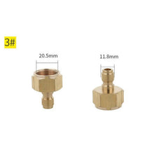 Load image into Gallery viewer, 1/4&quot; Quick Connect Coupler Adapter-Car Clean 1~14# Washing Pressure Washer Connector for Quick Connecting Garden Hose Car Washer
