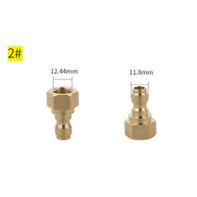 Load image into Gallery viewer, 1/4&quot; Quick Connect Coupler Adapter-Car Clean 1~14# Washing Pressure Washer Connector for Quick Connecting Garden Hose Car Washer
