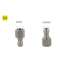 Load image into Gallery viewer, 1/4&quot; Quick Connect Coupler Adapter-Car Clean 1~14# Washing Pressure Washer Connector for Quick Connecting Garden Hose Car Washer
