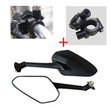 Load image into Gallery viewer, 1 Pair Bicycle Rear View Mirror Bike Handlebar Wide Range Back Sight Light Reflector Angle Adjustable Mirrors
