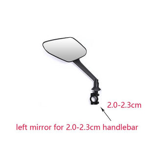 1 Pair Bicycle Rear View Mirror Bike Handlebar Wide Range Back Sight Light Reflector Angle Adjustable Mirrors