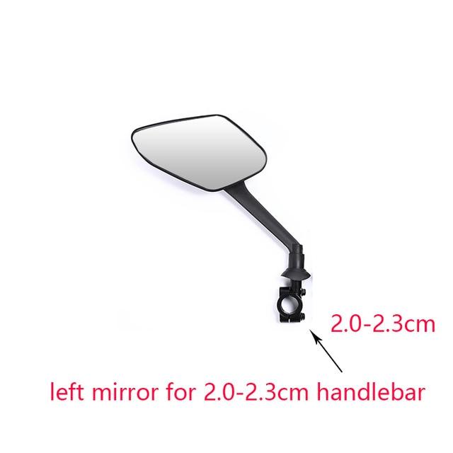 1 Pair Bicycle Rear View Mirror Bike Handlebar Wide Range Back Sight Light Reflector Angle Adjustable Mirrors