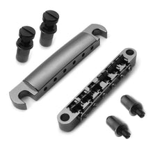 Load image into Gallery viewer, 1 Set 6 String Guitar Tune O Matic Bridge and Tailpiece for LP SG Style Guitar
