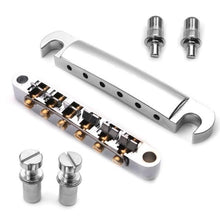 Load image into Gallery viewer, 1 Set 6 String Guitar Tune O Matic Bridge and Tailpiece for LP SG Style Guitar
