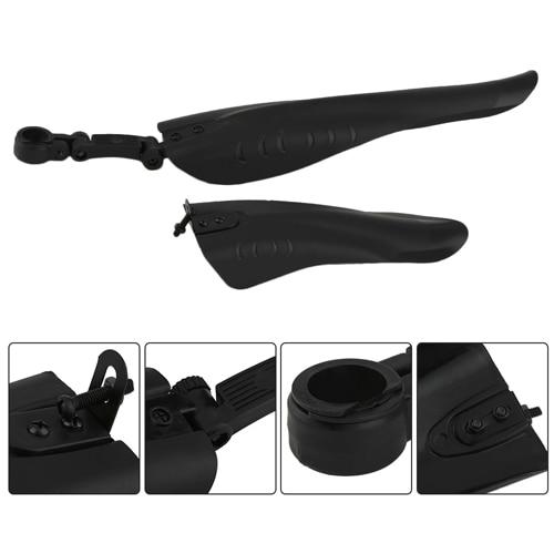 1 Set Universal Bicycle Mudguard Mountain Bike Wings Front/Rear Set Removable Mud Guards Flaps 34mm Tube Keeps Cleaner