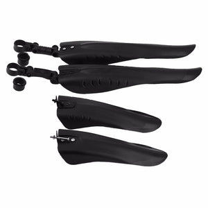 1 Set Universal Bicycle Mudguard Mountain Bike Wings Front/Rear Set Removable Mud Guards Flaps 34mm Tube Keeps Cleaner