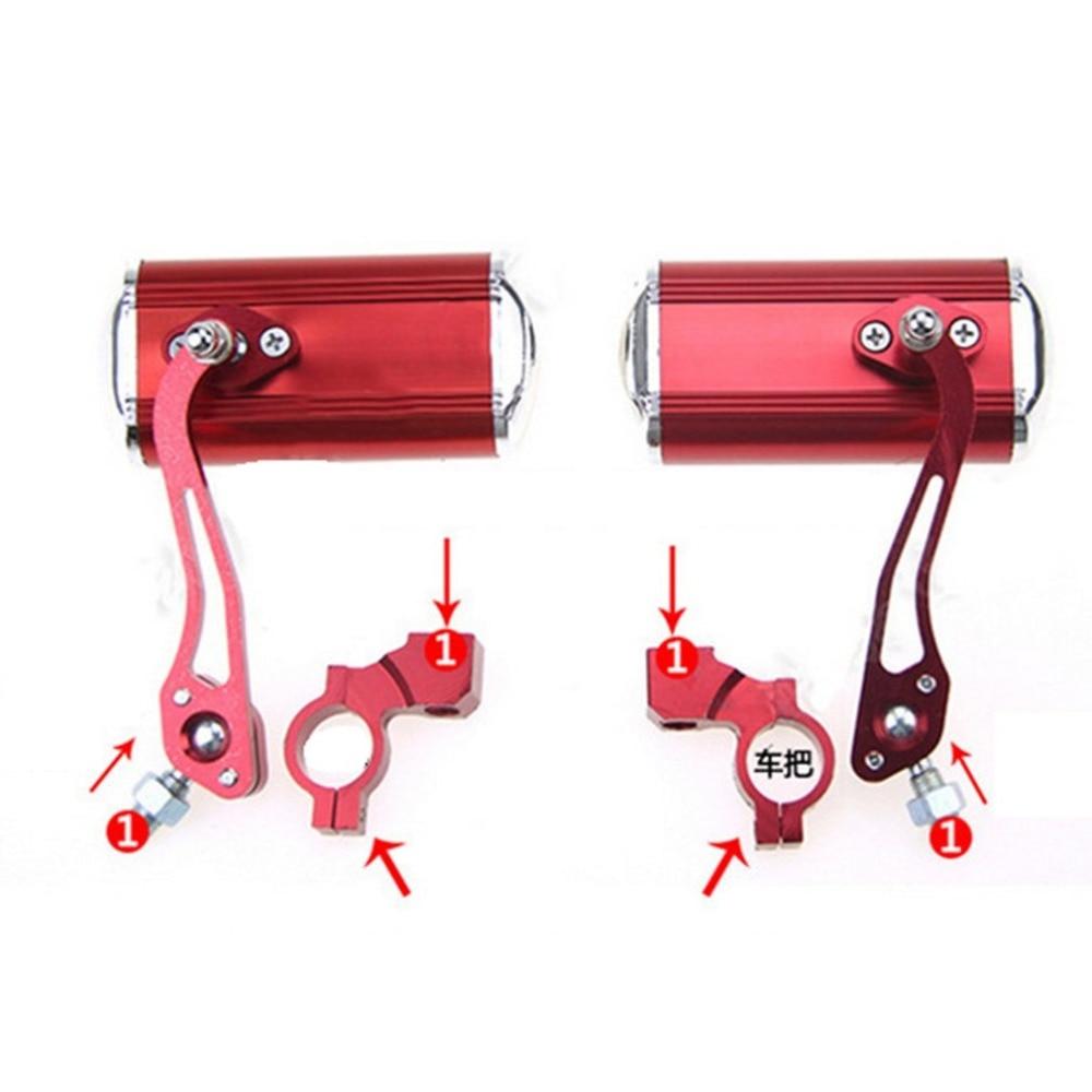 1 piece Bicycle Handlebar Rear View Mirror Bike Rearview Mirror Adjustable Car Bicycle Mirror Rearview Mirror for Mountain Bike