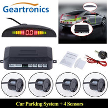 Load image into Gallery viewer, 12V Car LED Parking Sensor Kit 22mm Blind Spot Sensors Backlight Display Reverse Backup Radar Monitor System Auto Parktronic
