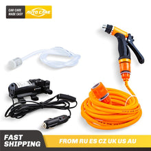 Load image into Gallery viewer, 12V Car Washer Gun Pump Self-priming High Pressure Auto Electric Outdoor Portable Washing Machine Cleaning Device For Car Wash
