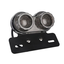 Load image into Gallery viewer, 12V Universal Motorcycle Signal Lights Twin Dual Motorbike Taillight Rear Lamp LED Integrated Tail Light Twin Light License Plat
