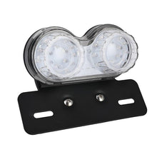 Load image into Gallery viewer, 12V Universal Motorcycle Signal Lights Twin Dual Motorbike Taillight Rear Lamp LED Integrated Tail Light Twin Light License Plat

