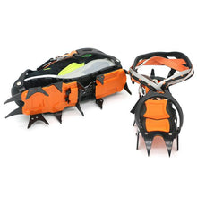 Load image into Gallery viewer, 14 Teeth Ice Ice Gripper Non Slip Climbing Crampons Cleats Shoe Cover Ice Crampons Winter Snow Spikes Boot Shoes For Winter
