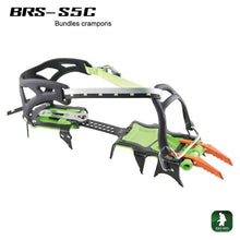 Load image into Gallery viewer, 14 Teeth Professional Outdoor Full Clip Crampon Manganese Steel Ice Gripper Mountaineer Expeditions
