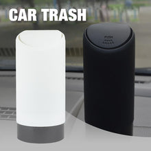 Load image into Gallery viewer, 1PCS Auto Car Garbage Can Car Trash Can Silicone Garbage Dust Case Holder Rubbish Bin Black White

