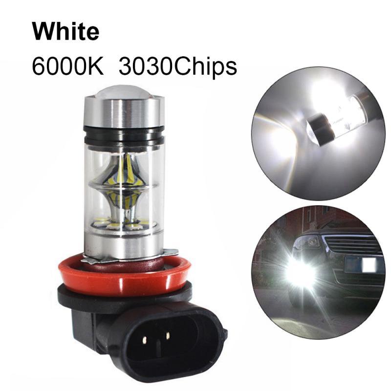 1Pcs LED Super White fog light Lamp H8 H11  Daytime Running Light DRL 12V Turning Parking Bulb 6000K car accessories