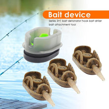 Load image into Gallery viewer, 1pc/set Portable 3+1 Inline Method Carp Fishing Bait Basket Feeders Mould Set Fishing Nest Device Practical Fishing Tools
