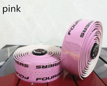 Load image into Gallery viewer, 1set 9 colors optional  PU Fouriers Bicycle Drop Handlebar Tape Wraps With Holes Bike Belts For Fixed Gear Road Bike Handle bar
