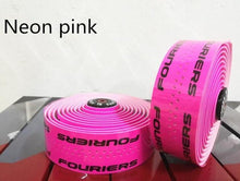 Load image into Gallery viewer, 1set 9 colors optional  PU Fouriers Bicycle Drop Handlebar Tape Wraps With Holes Bike Belts For Fixed Gear Road Bike Handle bar
