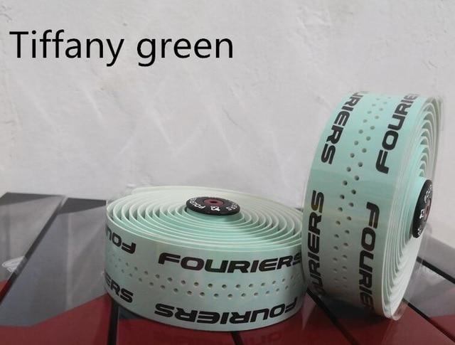 1set 9 colors optional  PU Fouriers Bicycle Drop Handlebar Tape Wraps With Holes Bike Belts For Fixed Gear Road Bike Handle bar