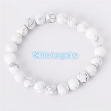 Load image into Gallery viewer, 2018 Fashion Natural Stone Bracelets For Women Men Tiger Eyes Rose Quartzs Amethyst Agate Bead Yoga Bracelets Pulseira Masculina
