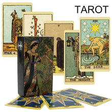 Load image into Gallery viewer, 2018 high quality smith tarot deck cards game for divination full English radiant rider wait tarot cards board game
