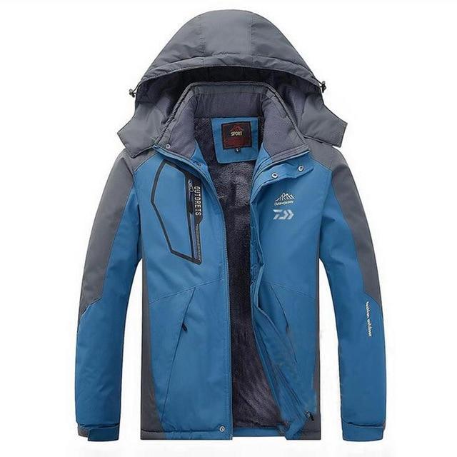 2019 DAIWA Fishing Clothing Winter Autumn Winter Waterproof Warm Fishing Jackets Men Fleece Thick Outdoor Fishing Shirts L-6XL