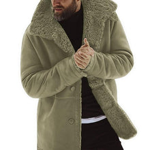 Load image into Gallery viewer, 2019 Men Coat  Winter Thicken Warm Men Jacket Fleece Veste Homme Men Parkas Vintage Outwear Windproof Jacket men
