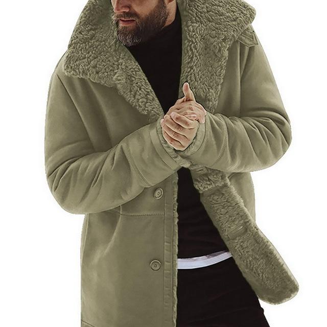 2019 Men Coat  Winter Thicken Warm Men Jacket Fleece Veste Homme Men Parkas Vintage Outwear Windproof Jacket men