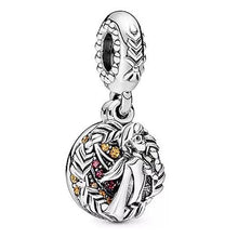 Load image into Gallery viewer, 2019 NEW 100% 925 Sterling Silver charms Winter Crystal Bead Olaf Dangle Charm Pendant Fit DIY Bracelet Original Women Jewelry
