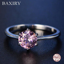 Load image into Gallery viewer, 2019 New Aquamarine Ring Trendy Blue Sapphire Ring Silver 925 Jewelry Amethyst Gemstone Ring Silver Engagement Rings For Women
