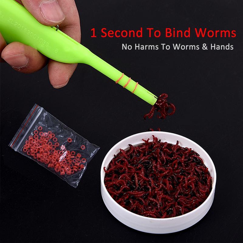 2019 New Professional Earthworm Bloodworm Clip Portable Fishing Baits Bloodworm Cilp Fishing Lures Clip Fishing Tackle Accessory