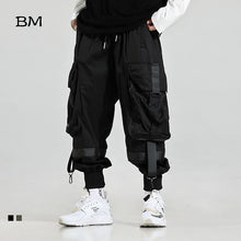 Load image into Gallery viewer, 2019 Streetwear Joggers Hip Hop Trousers Men Big Pocket Black Harem Pants Men Techwear Clothing Fashions Korean Style Bts Bangtan Khaki Pants High Quality Kpop Loose Trousers
